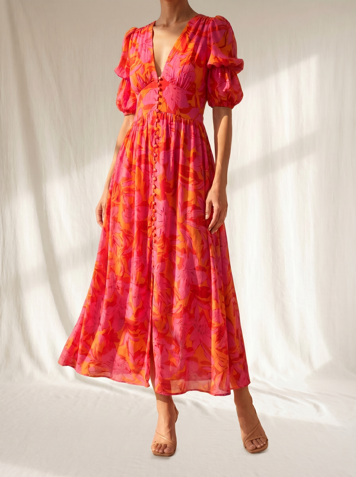 Harmony Maxi Dress in Solar Glow, view 2