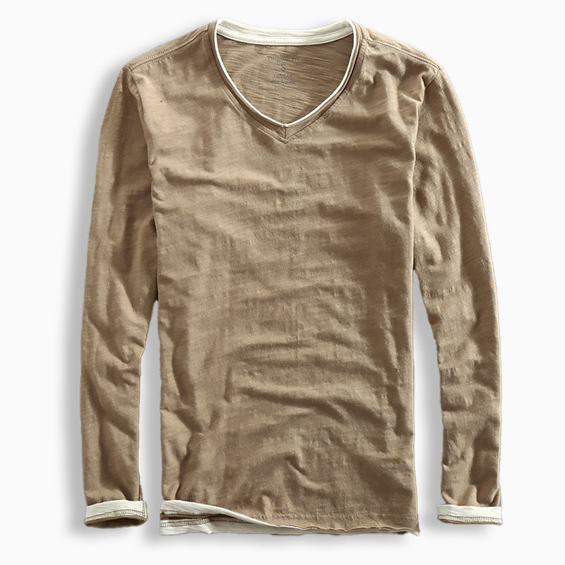 Haru men's cotton shirt, alternate view