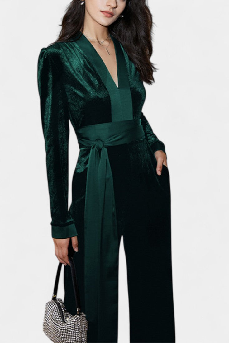 Henrietta Chic High Waisted Wide Leg Jumpsuit – women's jumpsuits, view 2