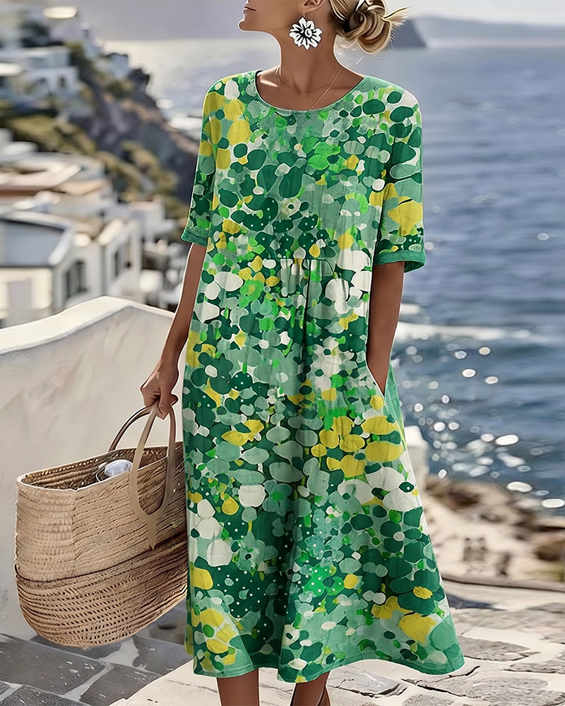 Herra women's floral midi dress, alternate view