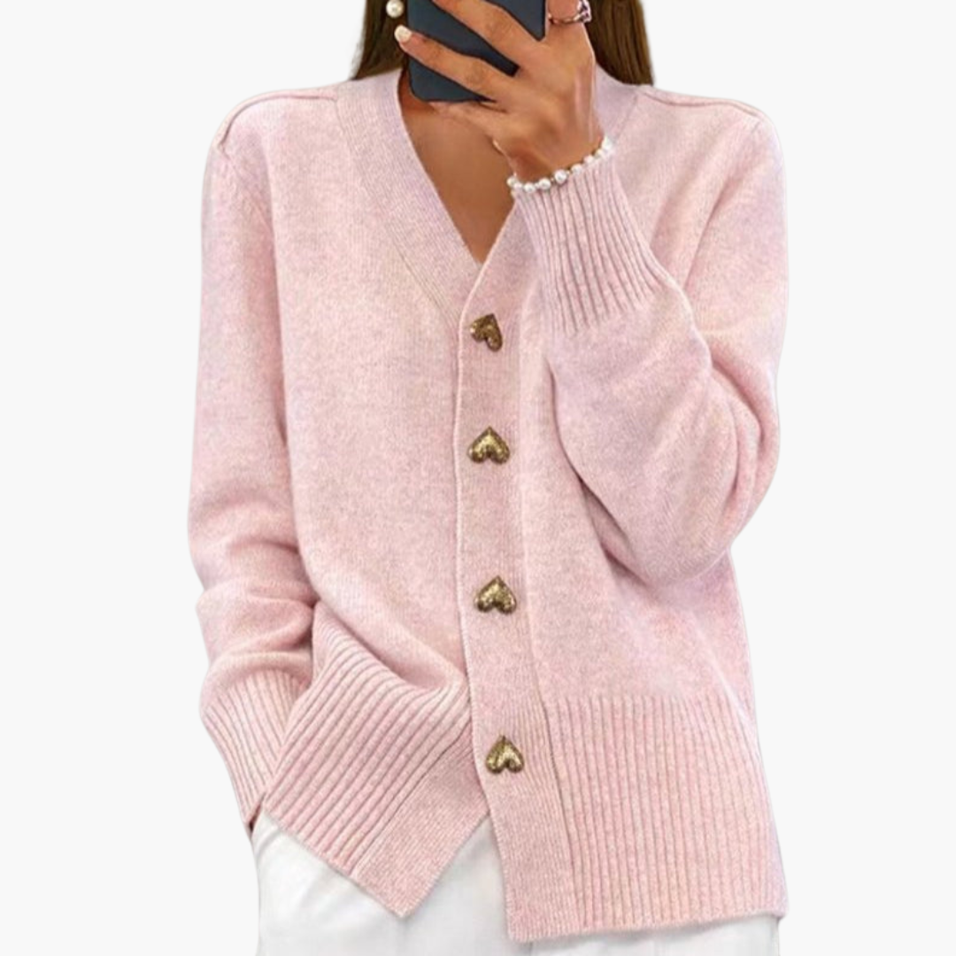 Holly women's elegant cardigan, alternate view