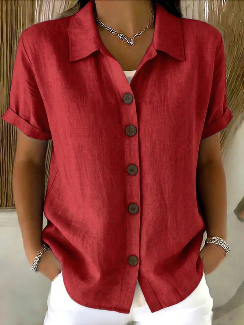 Seraphina women's cotton blouse, alternate view