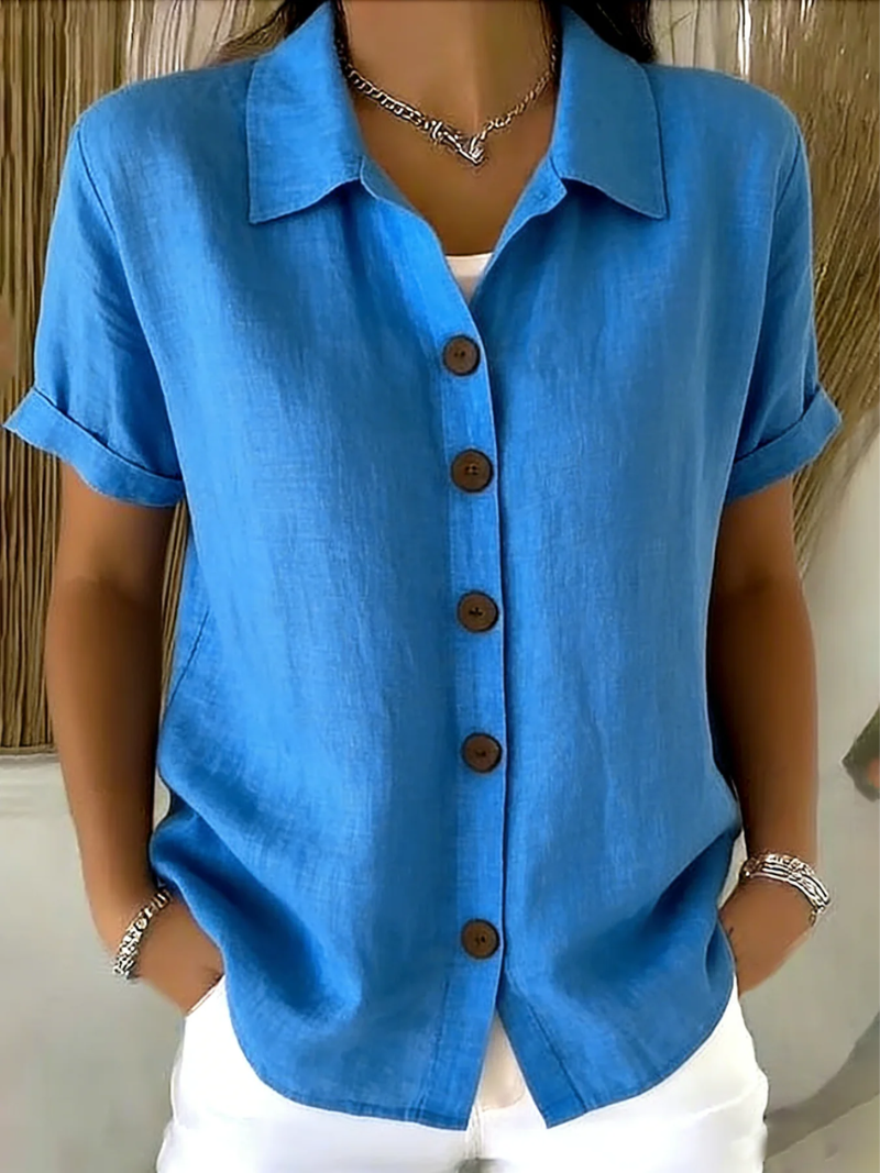 Seraphina women's cotton blouse, view 4