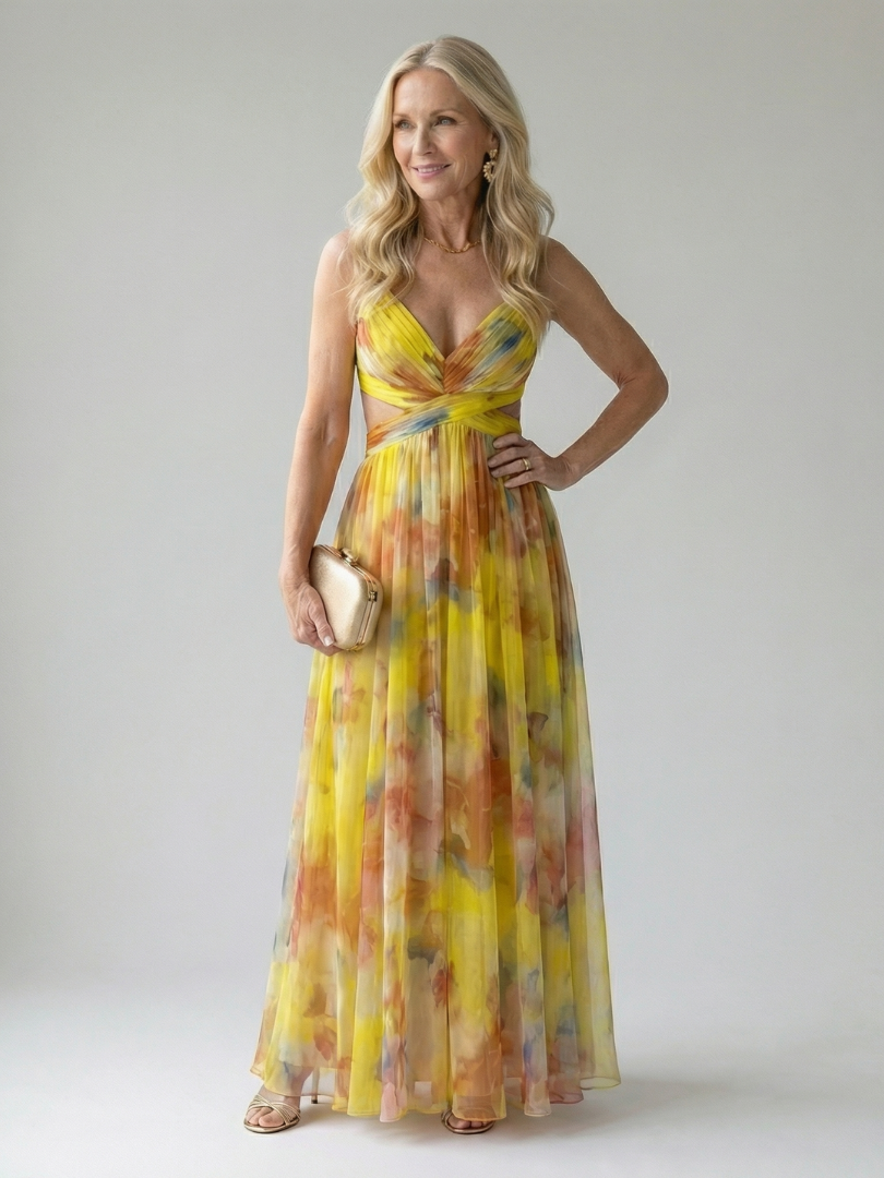 Iselle Soft Wrap Maxi Dress – women's dresses, view 11