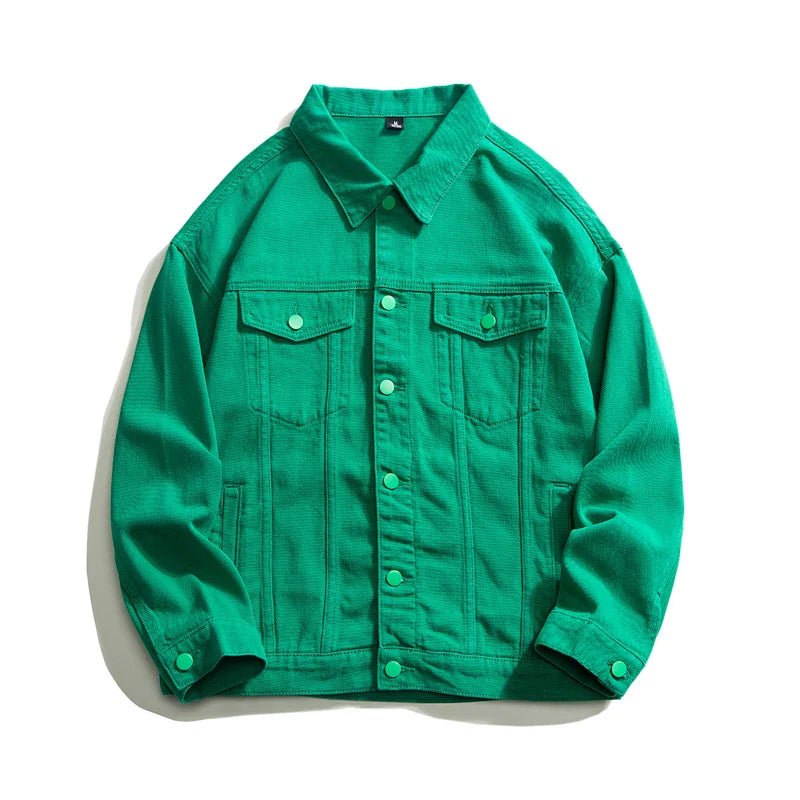 Ivan men's oversized denim jacket, alternate view