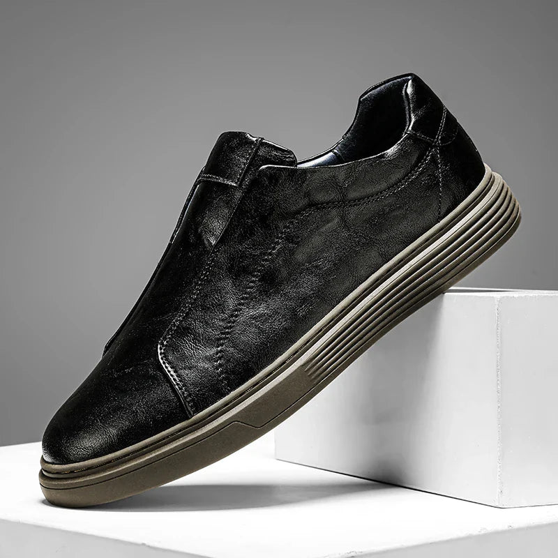 Men's leather slip-on shoes – Avinos Milano