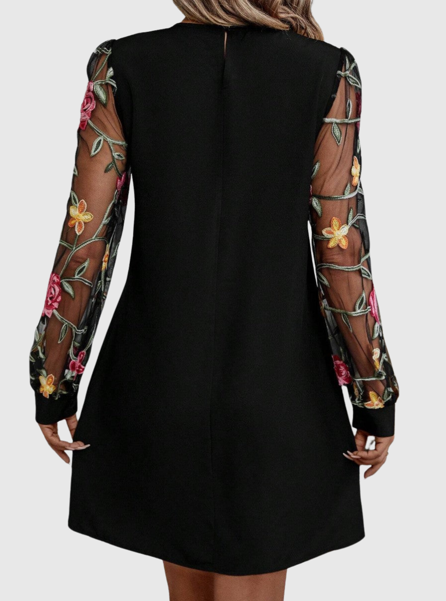 Jaia women's elegant v-neck dress, additional view