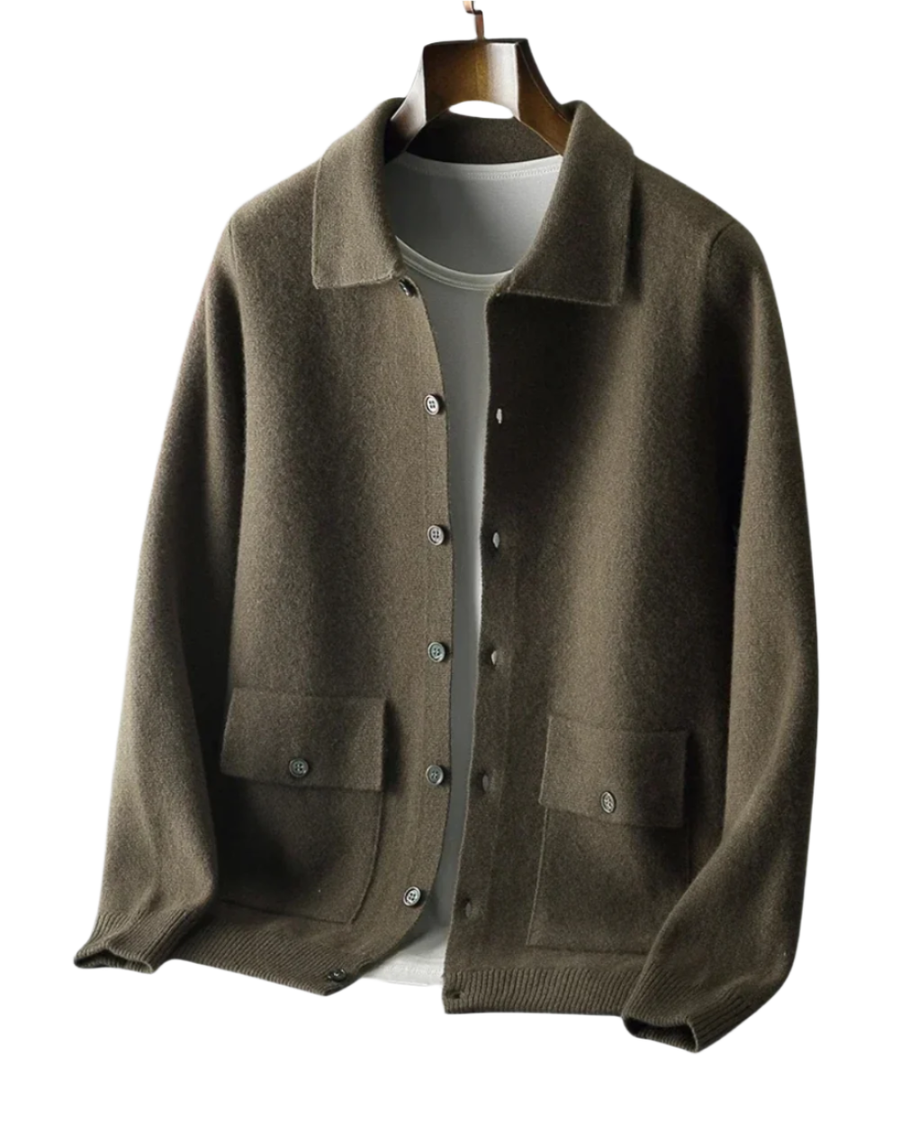 Janus men's wool cardigan – Avinos Milano
