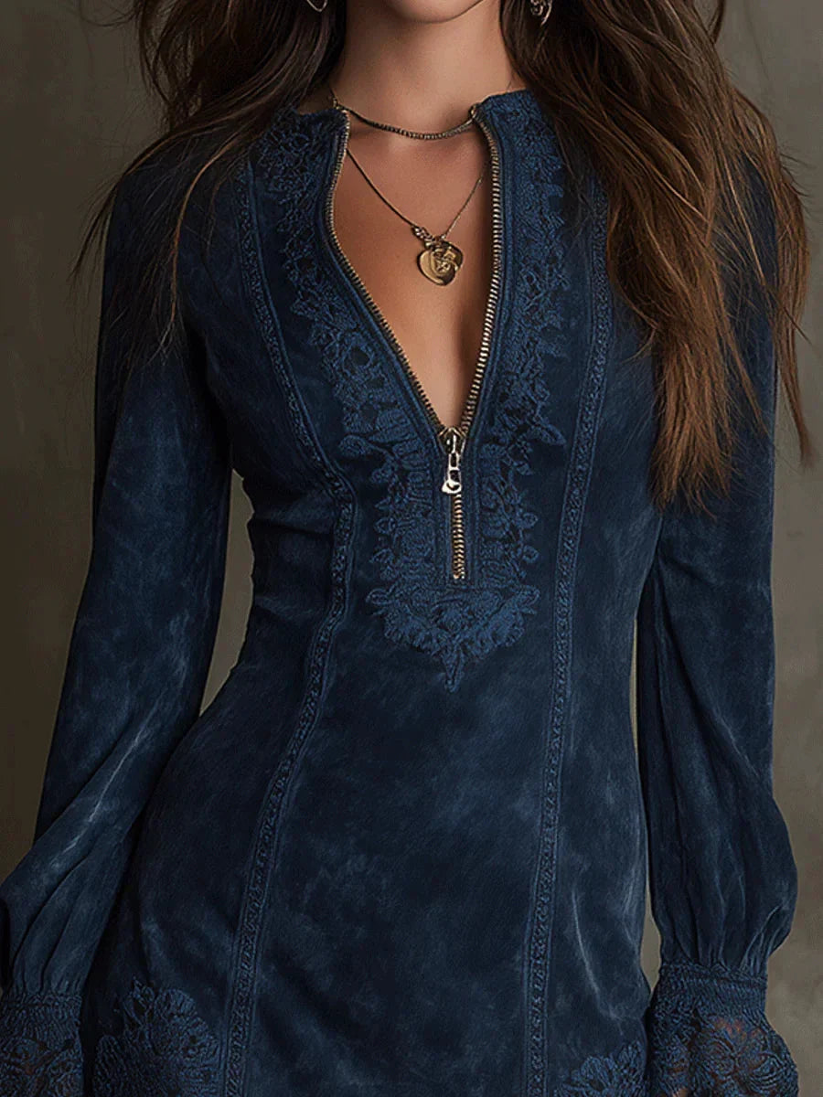 Jasmine women's suede mini dress, additional view
