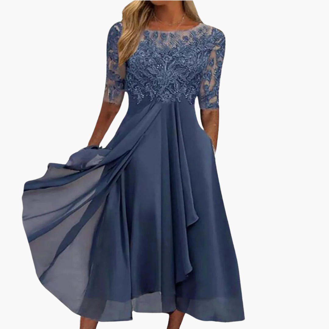 Kayla women's lace embroidered dress – Avinos Milano