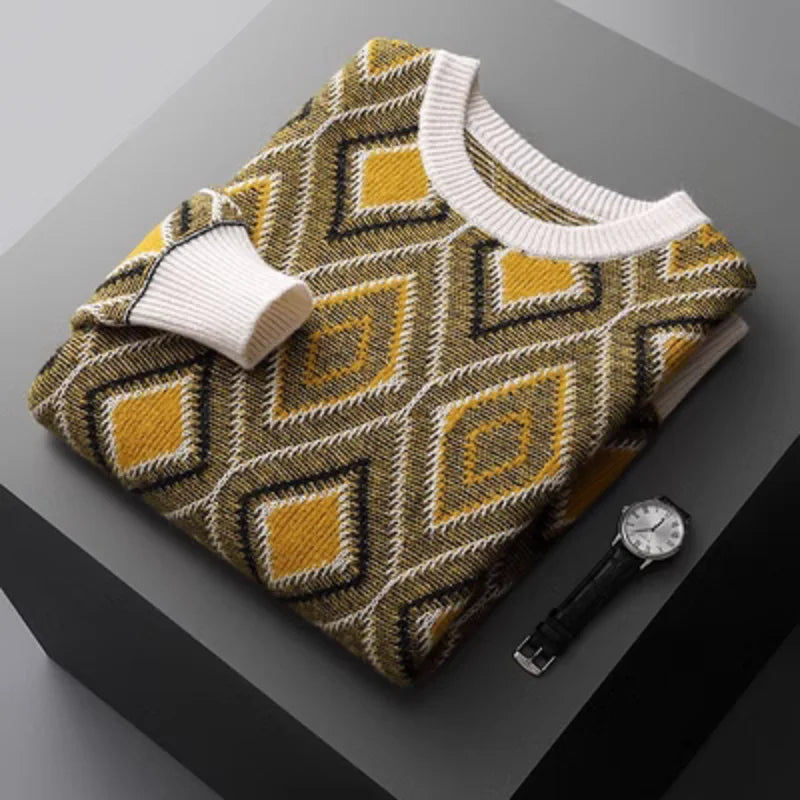 Kyoto men's cashmere sweater, alternate view