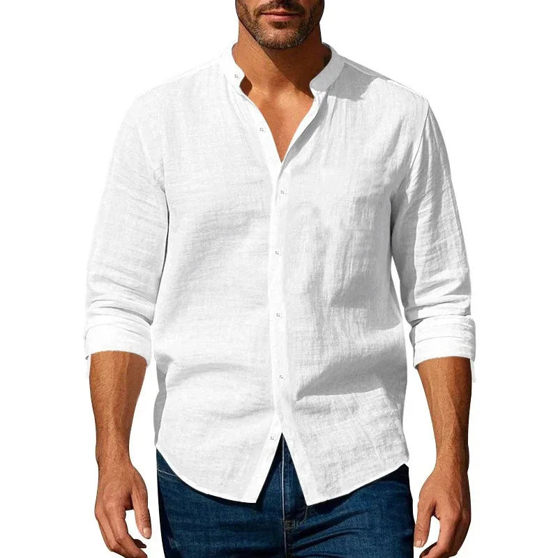 CottonLinen men's cotton linen shirt – Avinos Milano