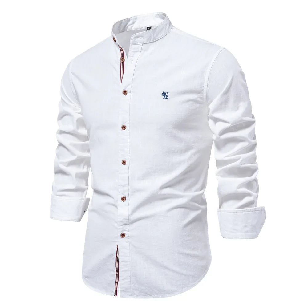 Emilio men's elegant linen shirt – Avinos Milano