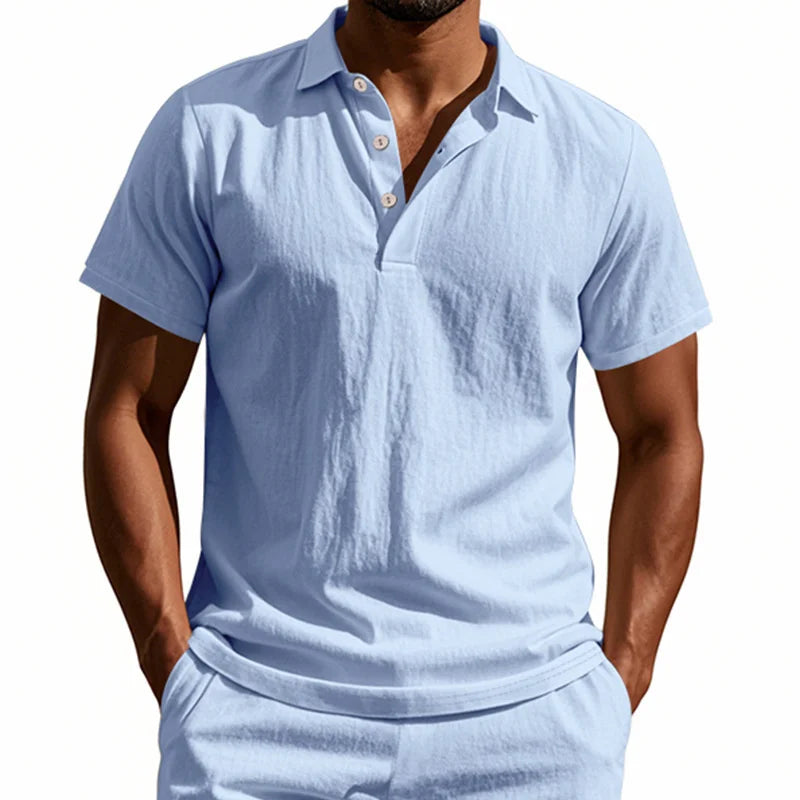 Gennaro men's elegant polo shirt, view 4