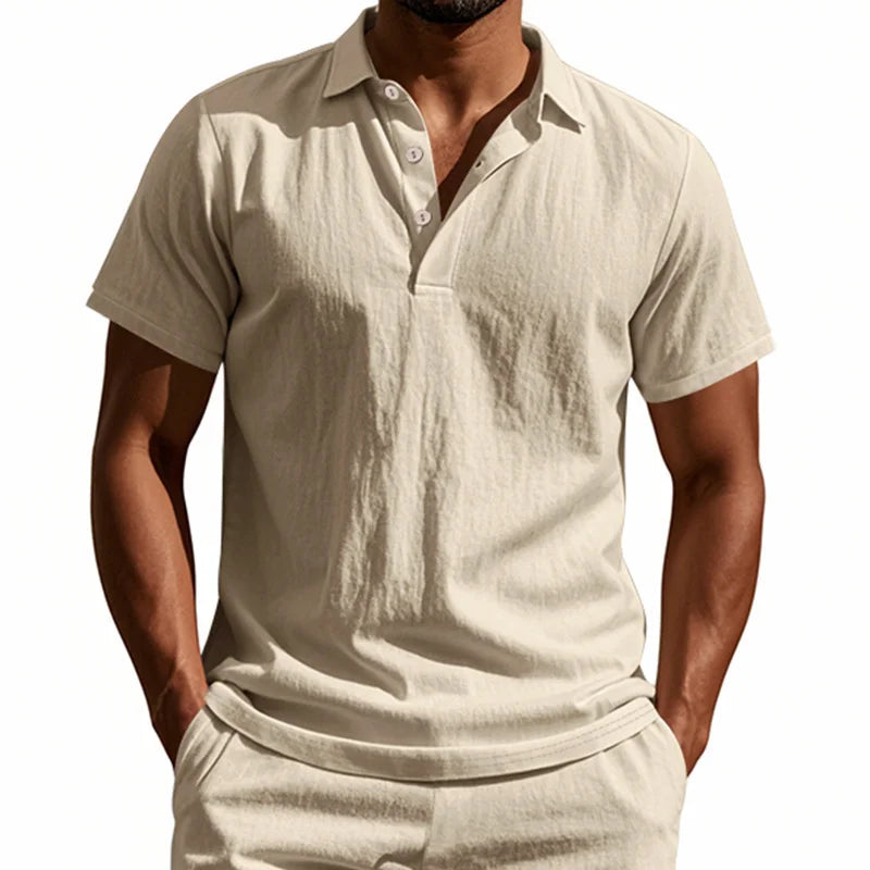 Gennaro men's elegant polo shirt, view 5