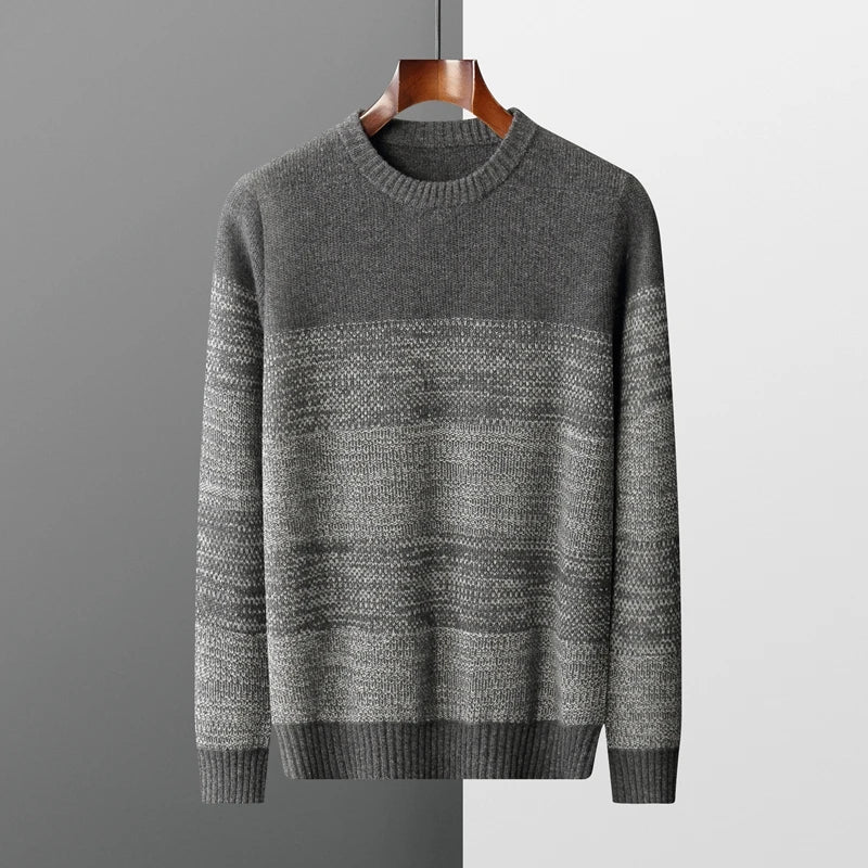 Leonardo men's elegant wool sweater, view 4