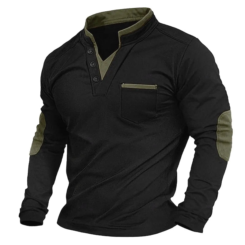 Men's v-neck sweater, alternate view