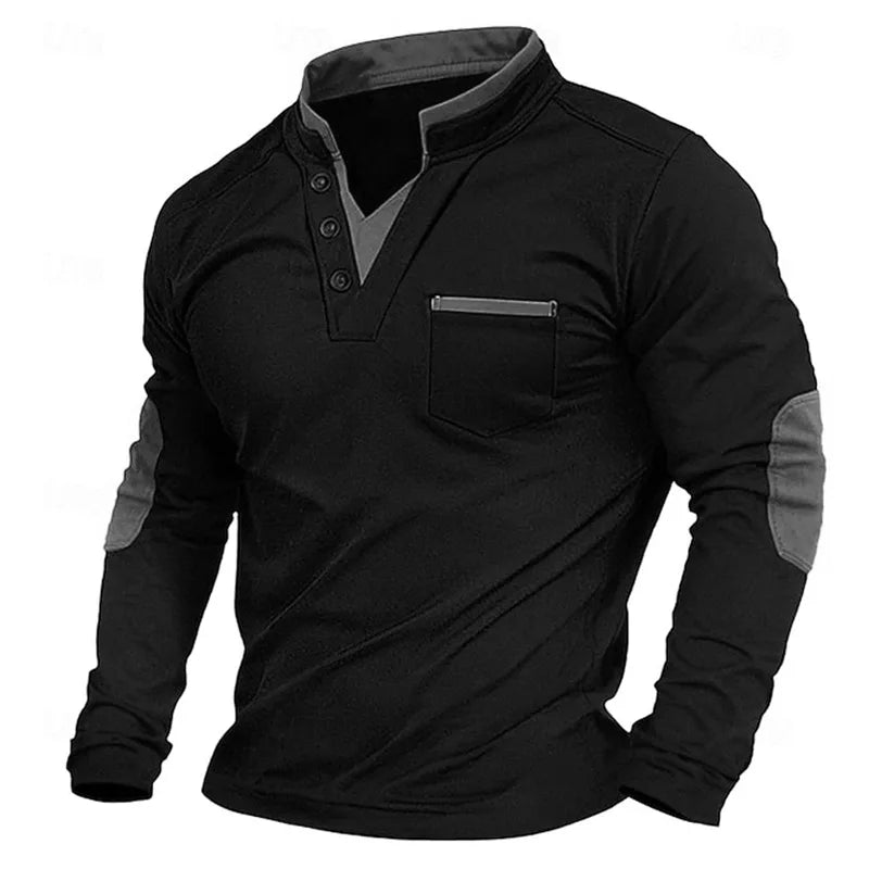 Men's v-neck sweater, additional view