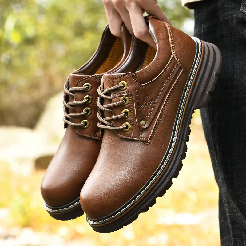 Men's leather oxford dress shoes, alternate view