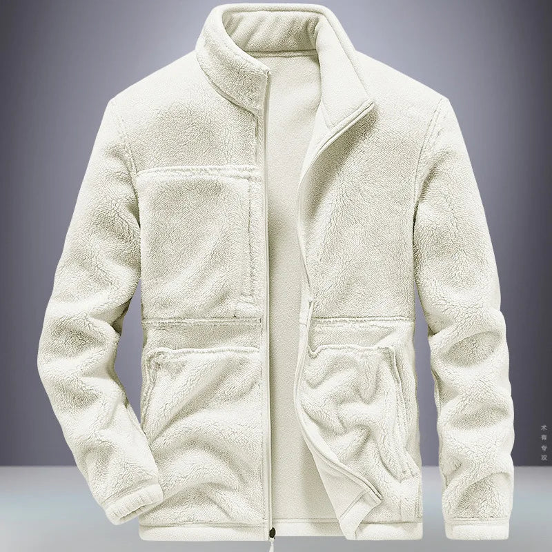Men's fleece jacket, additional view