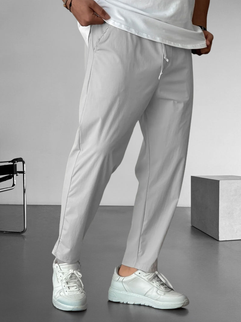 Men's elegant drawstring pants – Avinos Milano