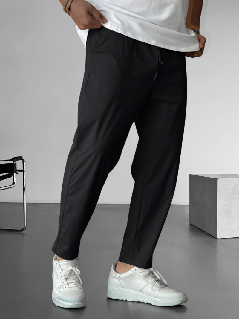 Men's elegant drawstring pants, view 7