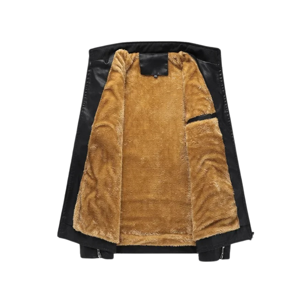 Vittorio men's retro fleece jacket, additional view