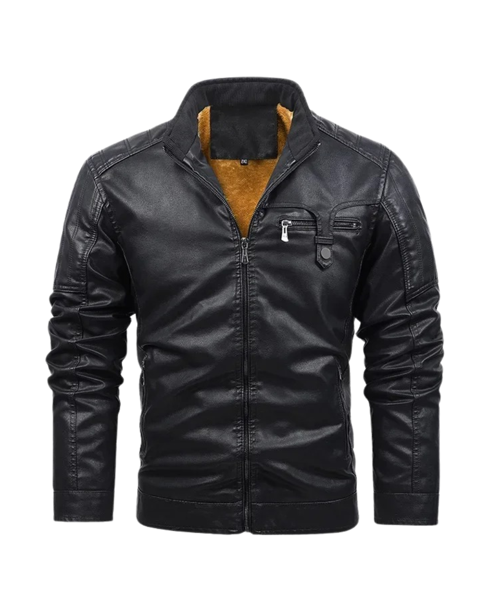 Vittorio men's retro fleece jacket, view 4