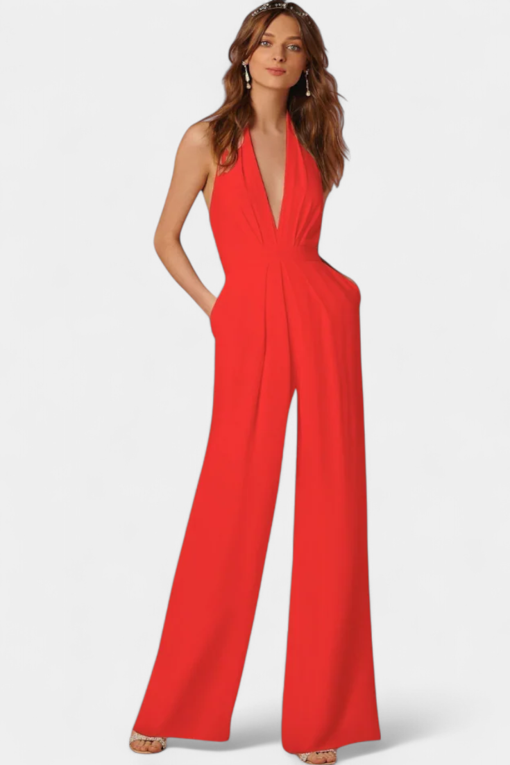 Lila Wide Leg Jumpsuit with Sleek Design – women's jumpsuits, view 5