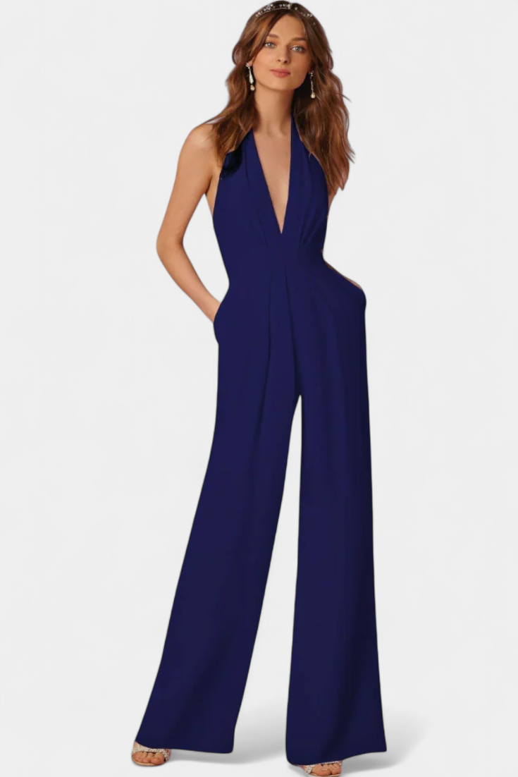 Lila Wide Leg Jumpsuit with Sleek Design – women's jumpsuits, view 6