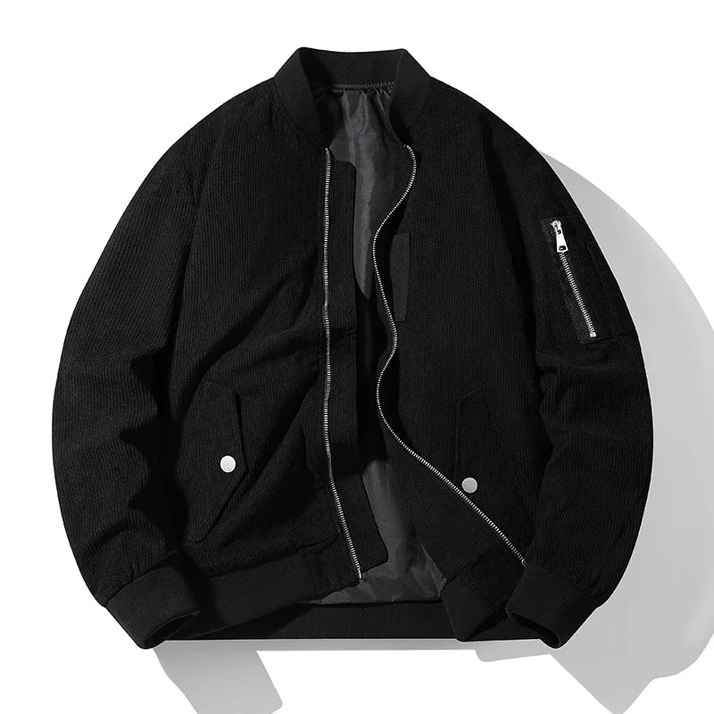 Riccardo men's elegant bomber jacket, alternate view