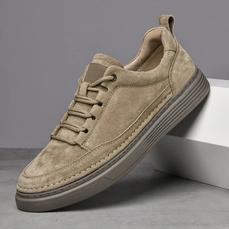 Marco men's elegant suede shoes, view 4