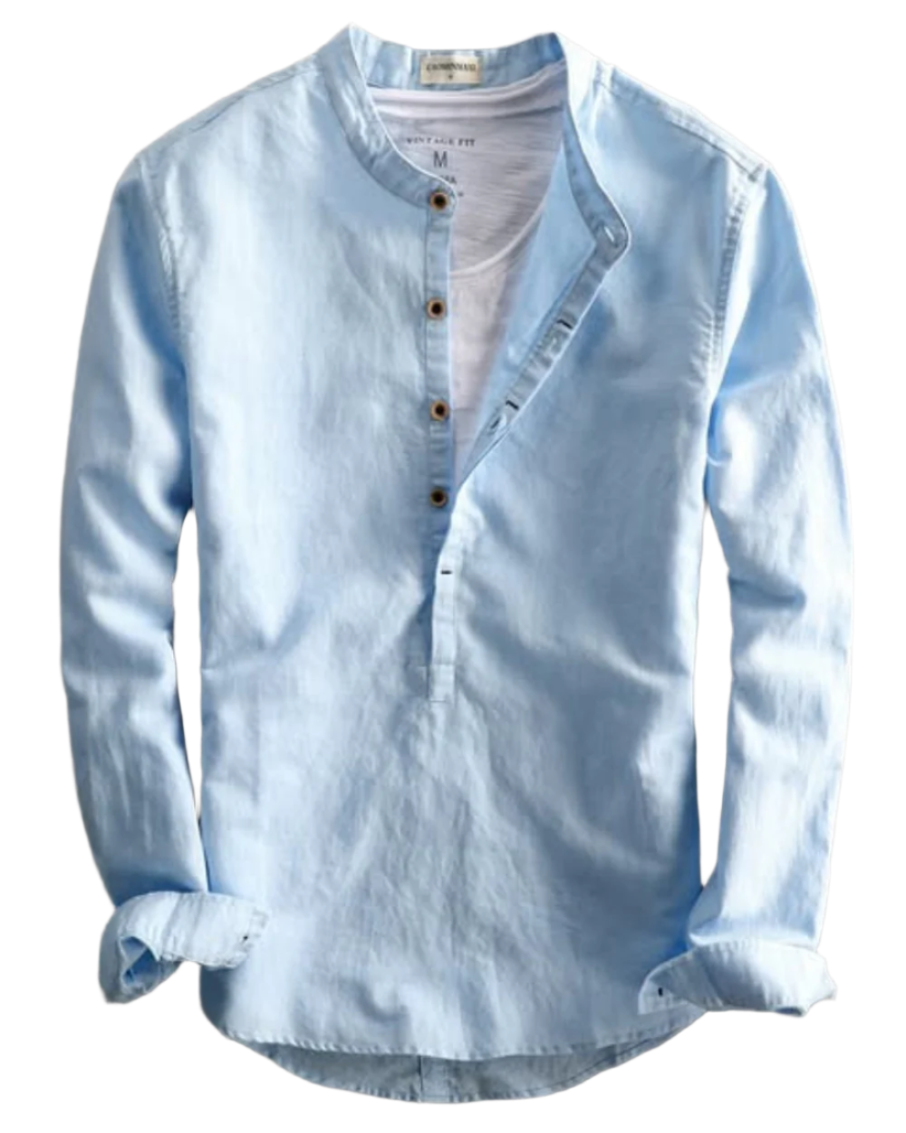 Lorenzo men's linen shirt, view 4