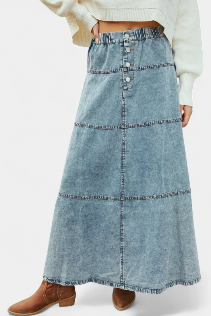 Lorraine women's denim skirt – Avinos Milano