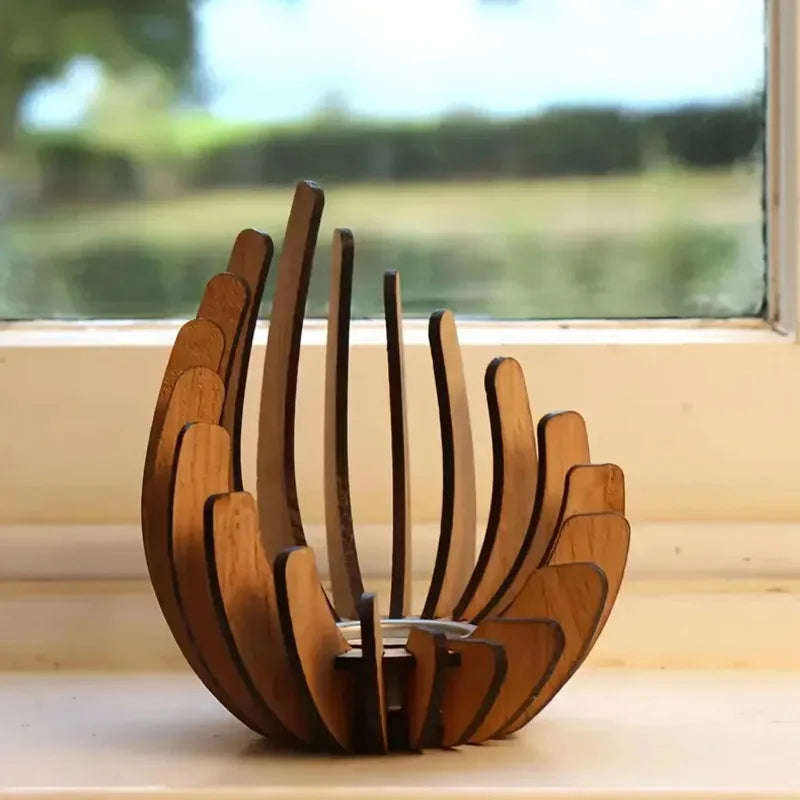 Loto holder by a window