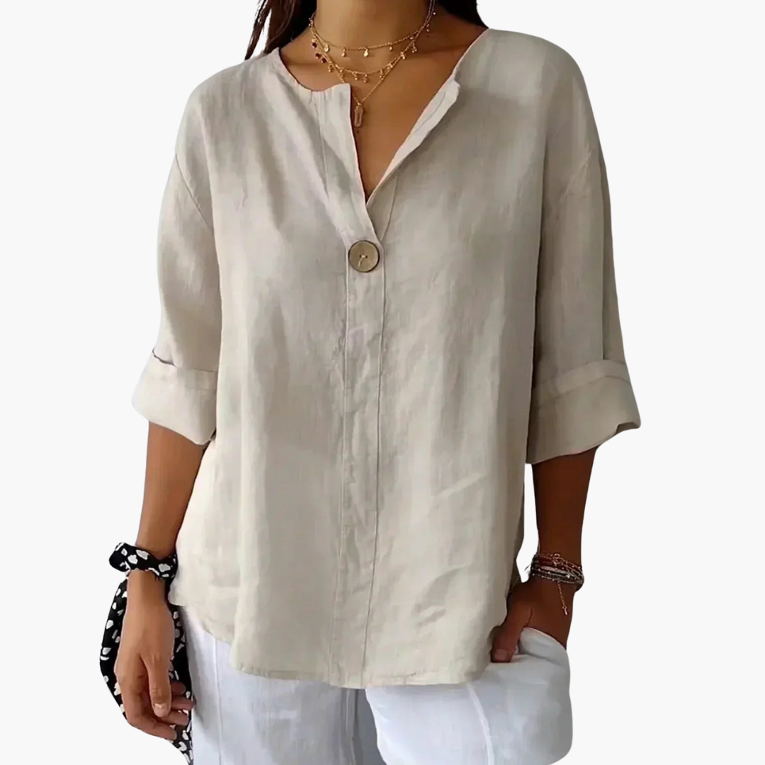Lucy women's v-neck blouse – Avinos Milano