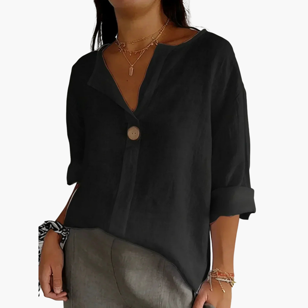 Lucy women's v-neck blouse, additional view