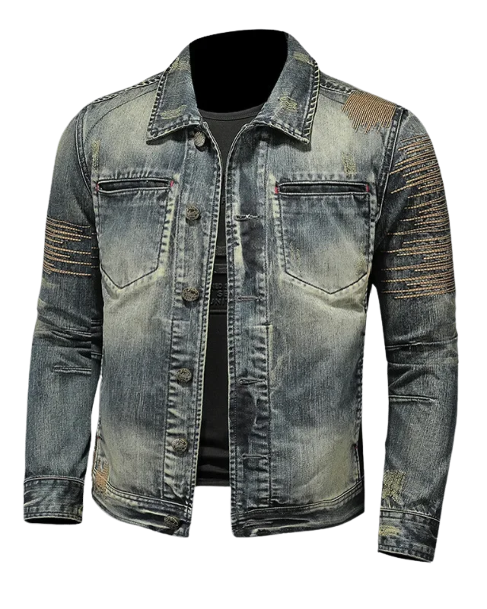 Massimo men's retro denim jacket – Avinos Milano
