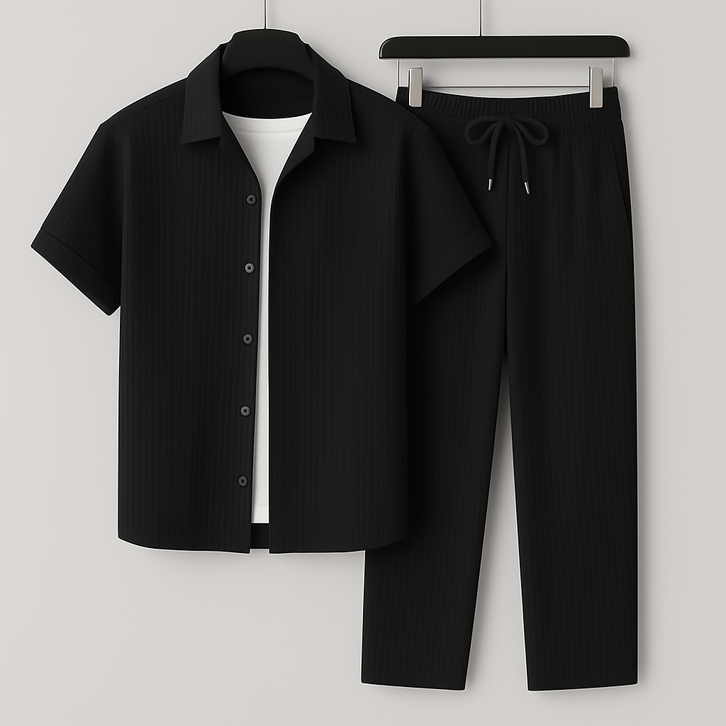 Luigi men's elegant linen set, alternate view