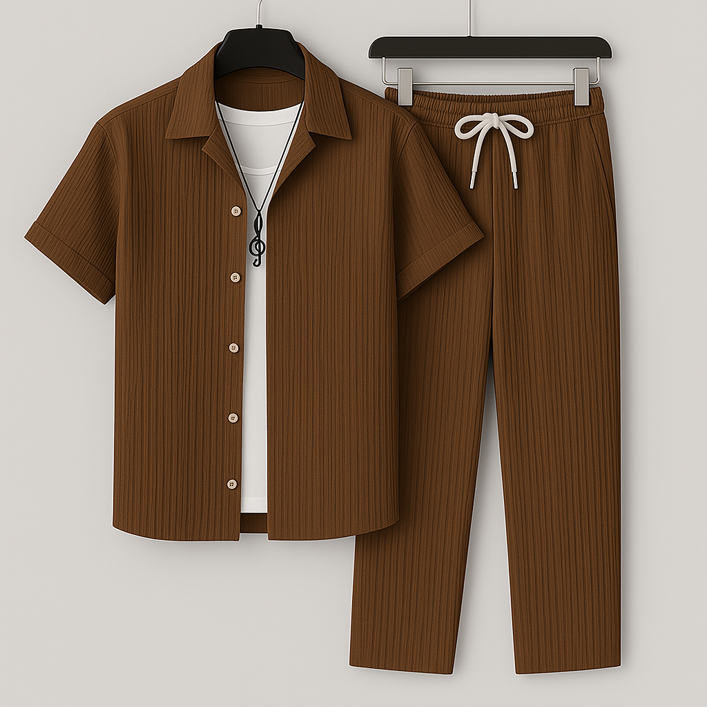 Luigi men's elegant linen set, additional view