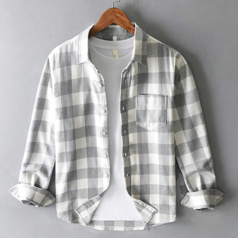 Antonio men's elegant plaid shirt, view 5