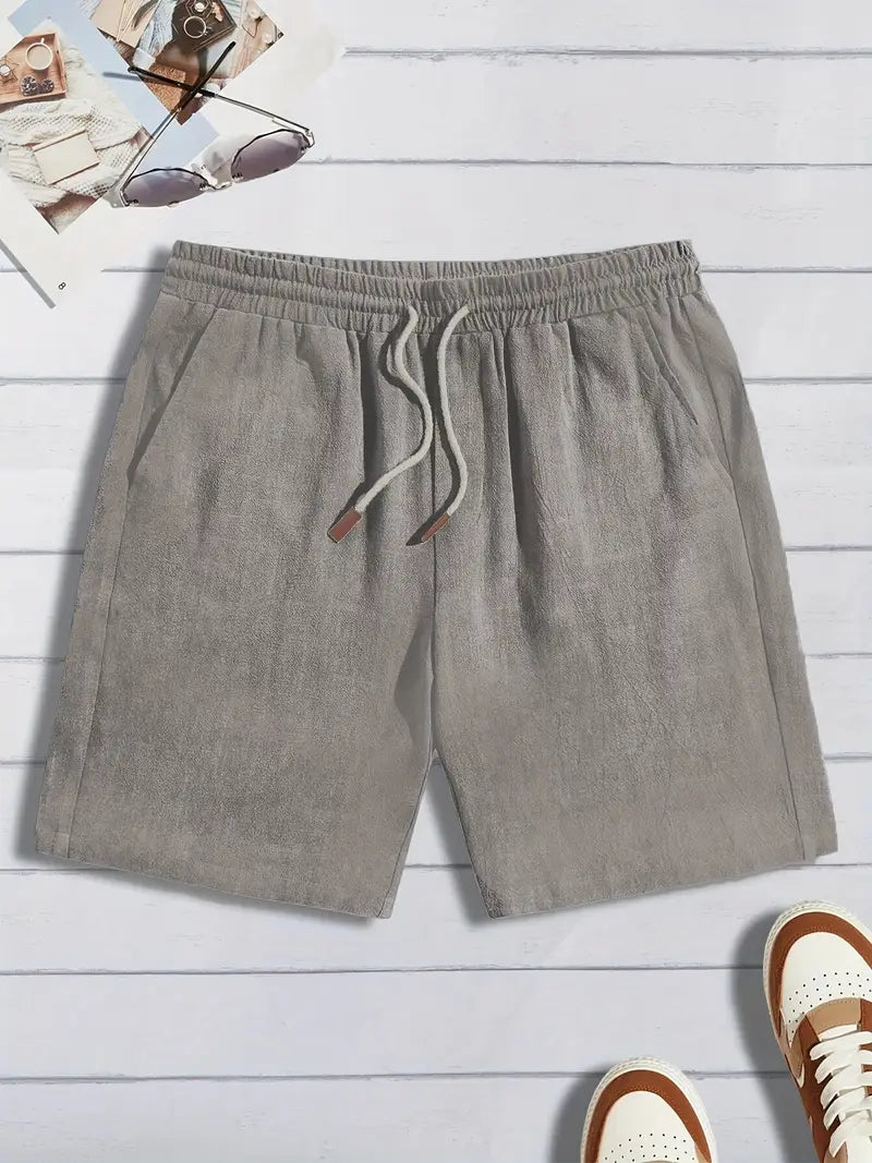 Leonardo men's linen shorts, additional view