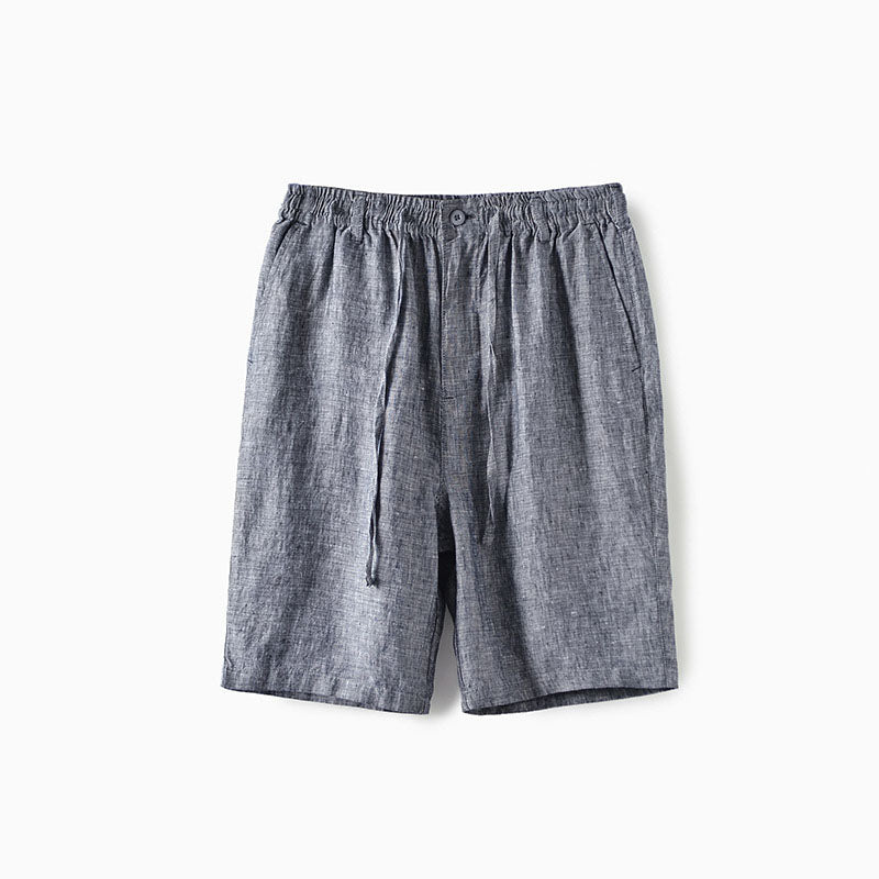 Lorenzo men's linen shorts, alternate view
