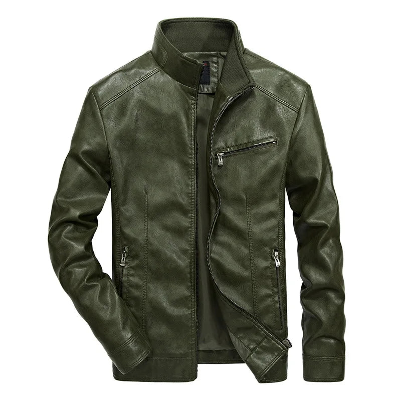 Antonio men's leather jacket, additional view