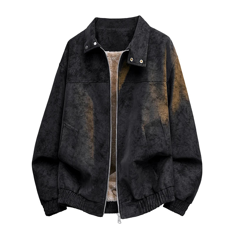 Emilio men's retro fleece jacket, additional view