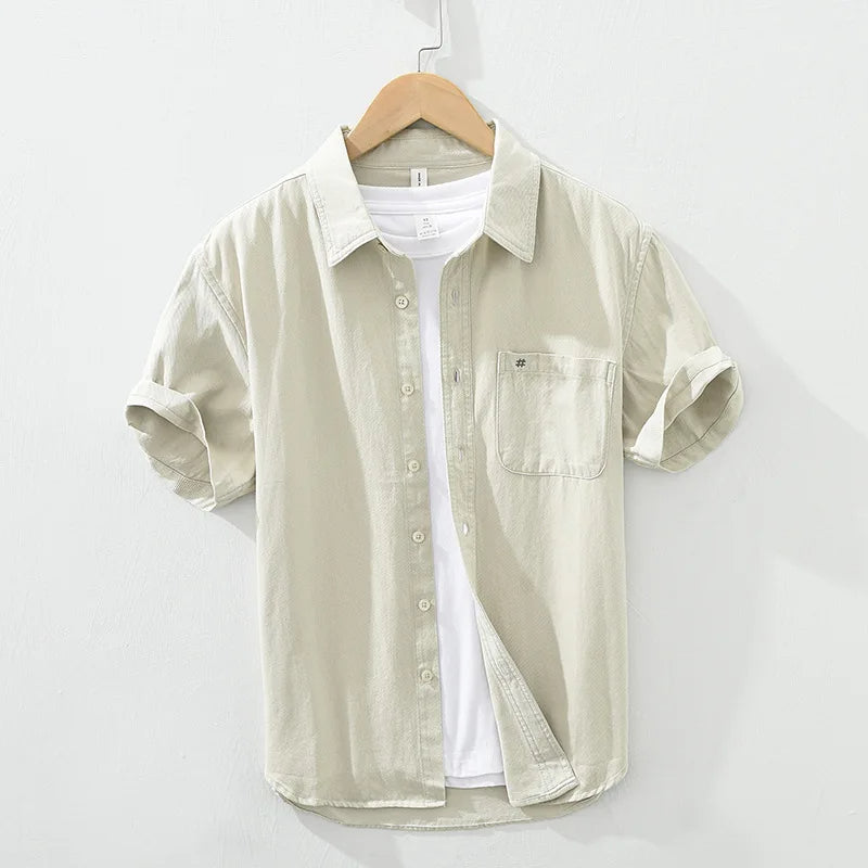 Federico men's cotton shirt, view 14