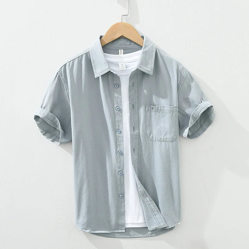 Federico men's cotton shirt, view 15