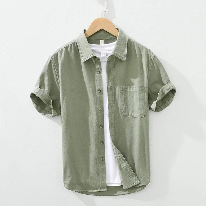 Federico men's cotton shirt, view 16