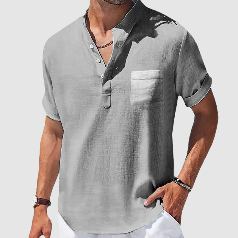 Luigi men's elegant summer shirt, view 4
