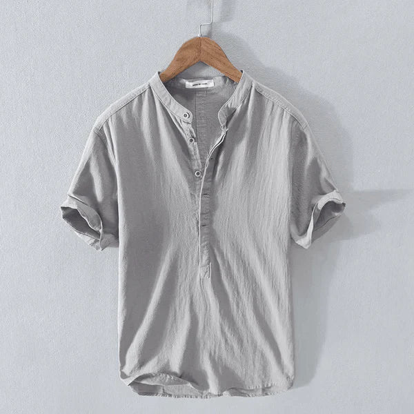 Marcello men's linen summer shirt, view 4
